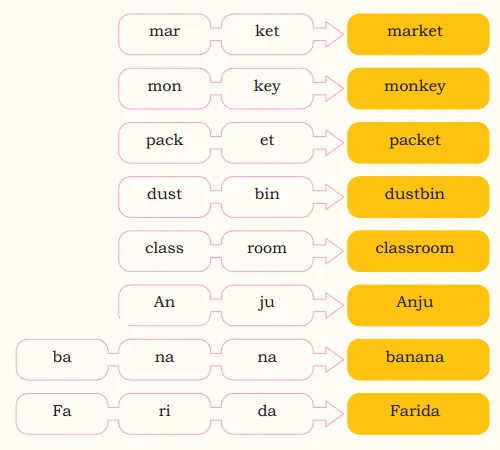 Words and syllables from chapter the smart monkey